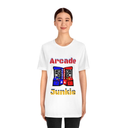 Arcade Junkie - Gamer - Unisex Short Sleeve Tee