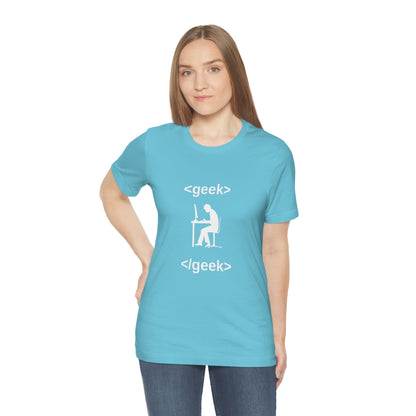 Geek code - Funny Tech - Unisex Short Sleeve Tee