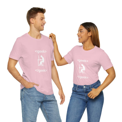 Geek code - Funny Tech - Unisex Short Sleeve Tee