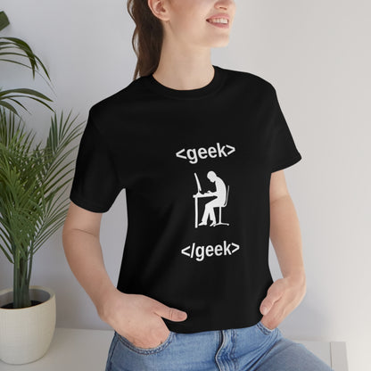 Geek code - Funny Tech - Unisex Short Sleeve Tee