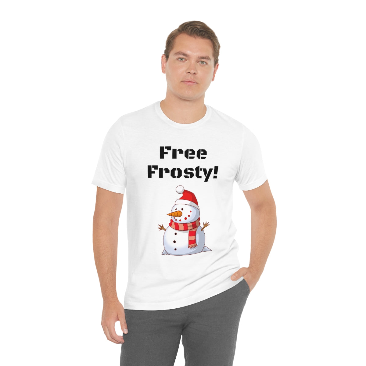 Free Frosty - Funny Fan - Unisex Short Sleeve Tee - CrazyTomTShirts