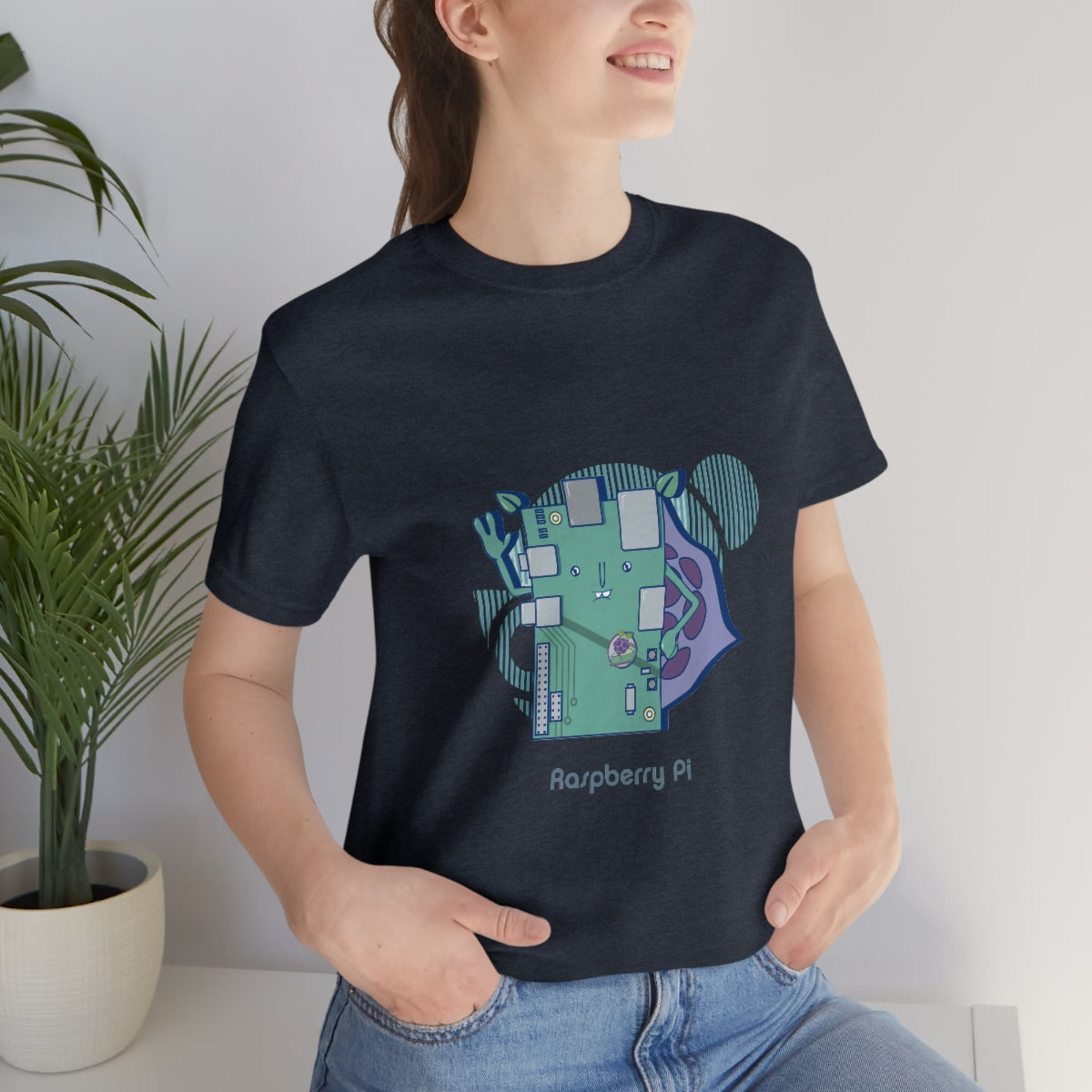 Raspberry pi - Funny Tech - Unisex Short Sleeve Tee