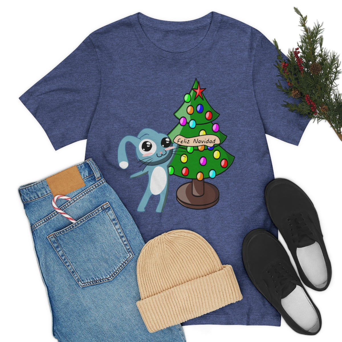 Feliz Navidad - Christmas Unisex Short Sleeve Tee