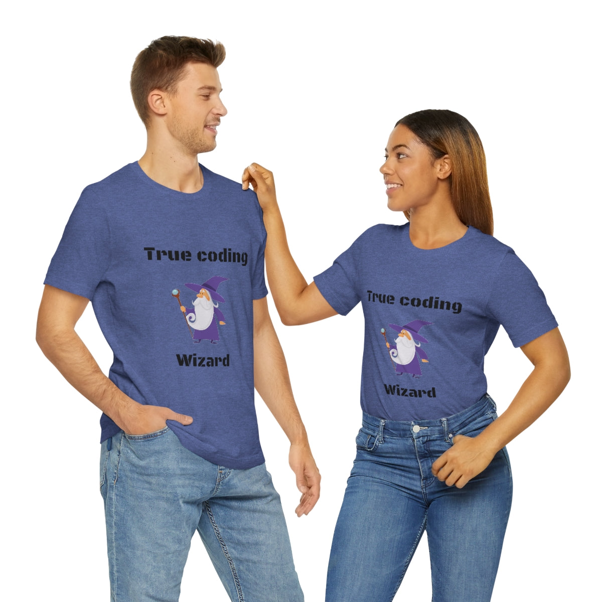 True coding Wizard - Funny Tech - Unisex Short Sleeve Tee