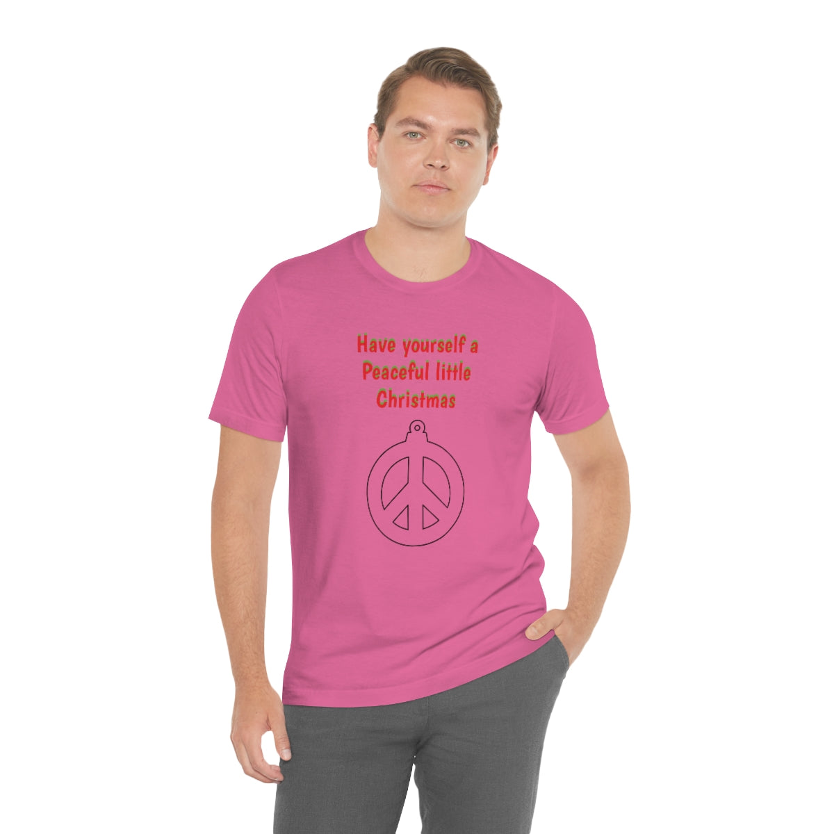 Have yourself a peaceful little Christmas - Unisex Jersey Short Sleeve Tee