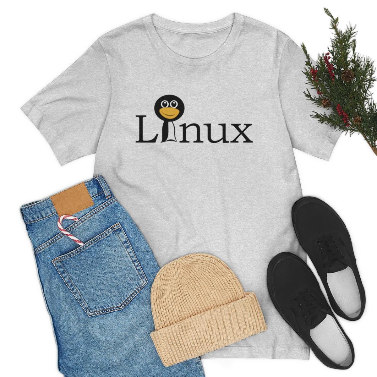 Linux - Funny Tech pinguin - Unisex Short Sleeve Tee