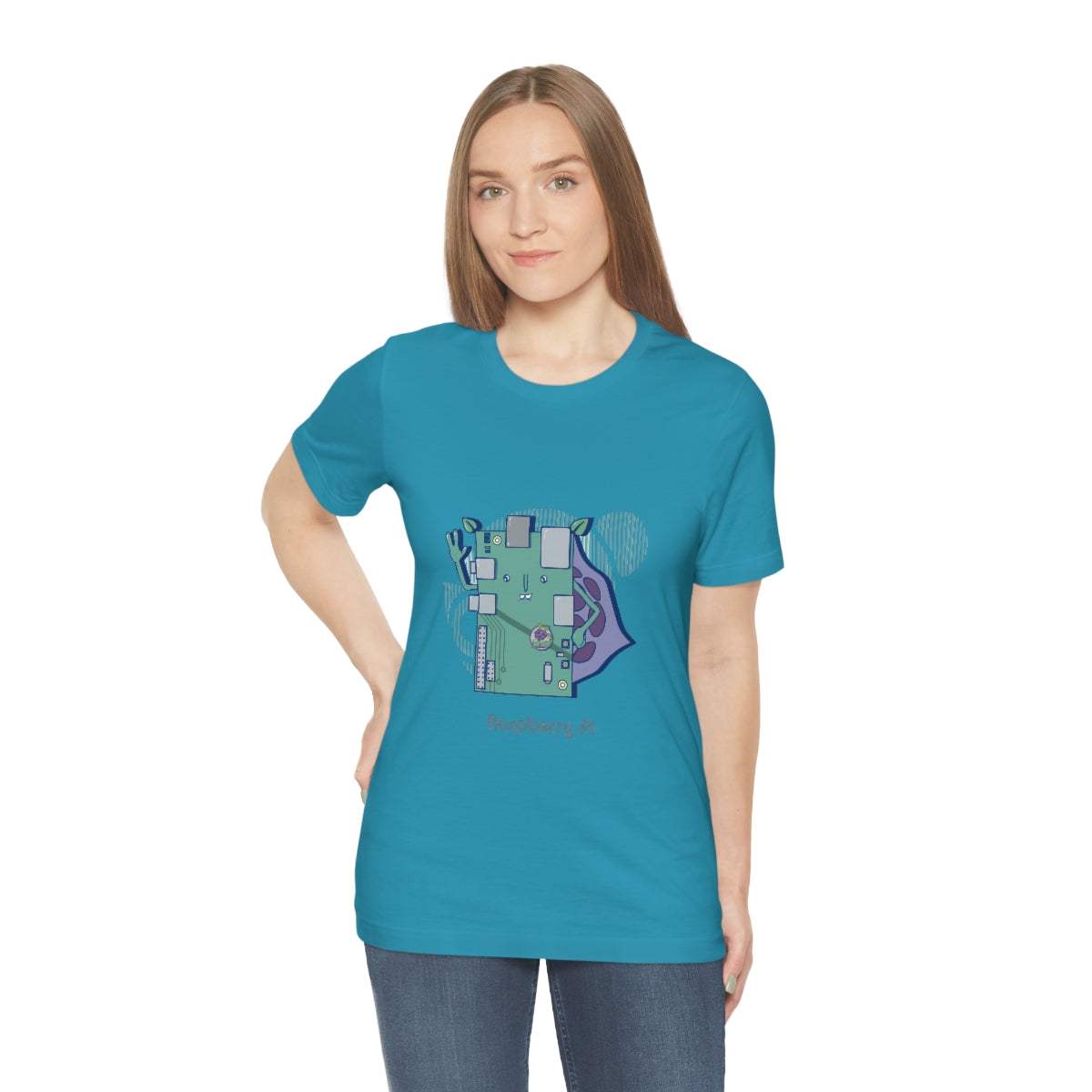 Raspberry pi - Funny Tech - Unisex Short Sleeve Tee