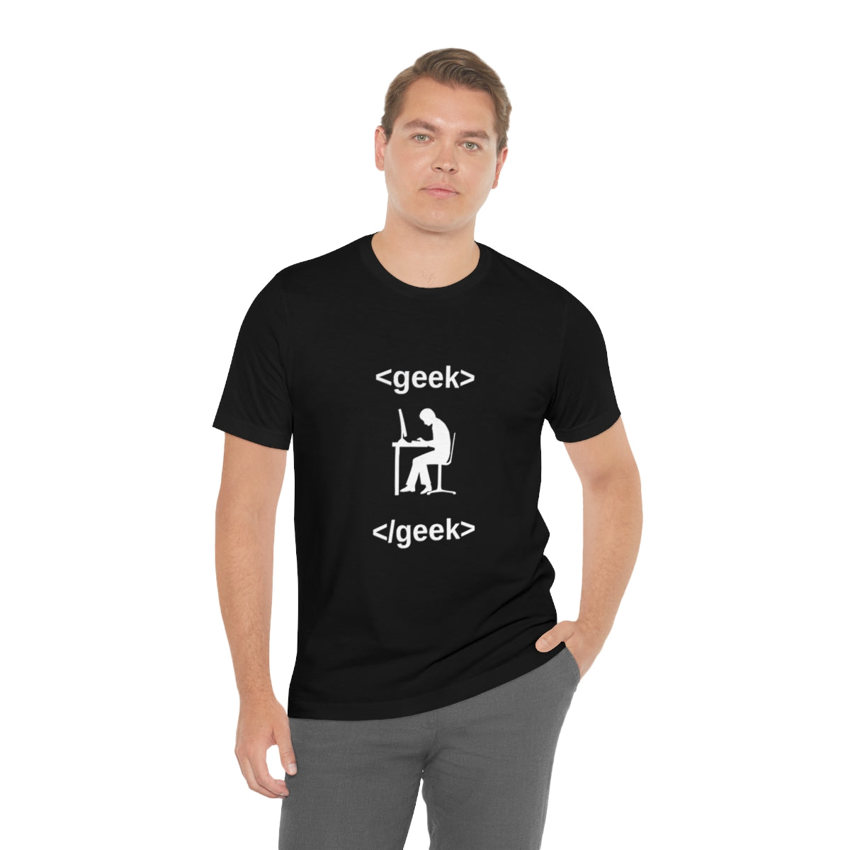 Geek code - Funny Tech - Unisex Short Sleeve Tee