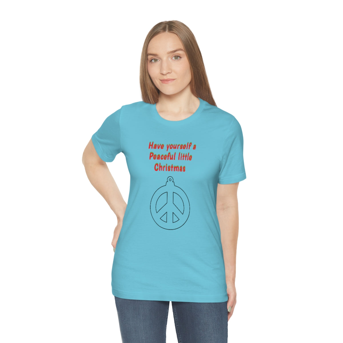 Have yourself a peaceful little Christmas - Unisex Jersey Short Sleeve Tee