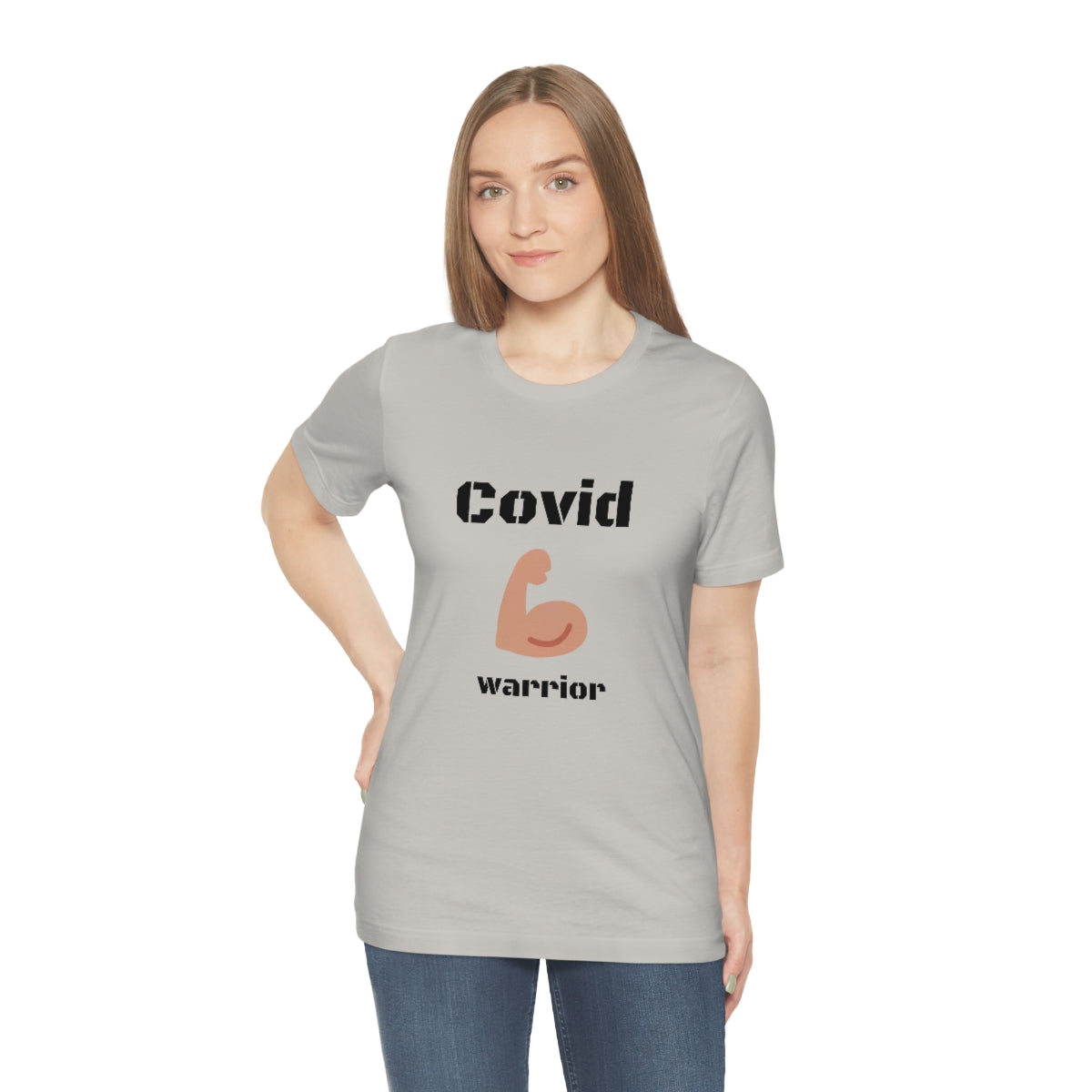 Covid Warrior - Designed - Unisex Short Sleeve Tee - CrazyTomTShirts