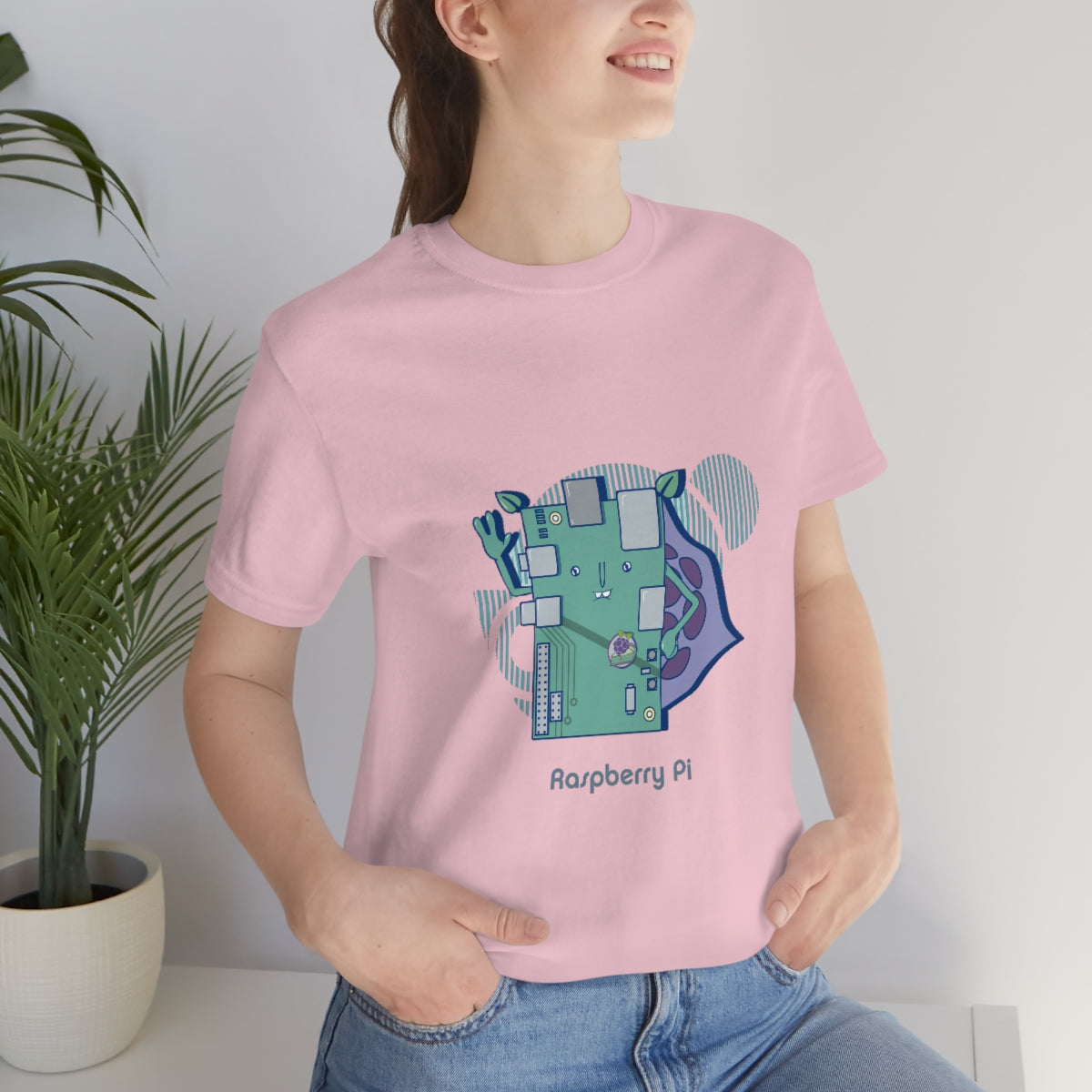 Raspberry pi - Funny Tech - Unisex Short Sleeve Tee