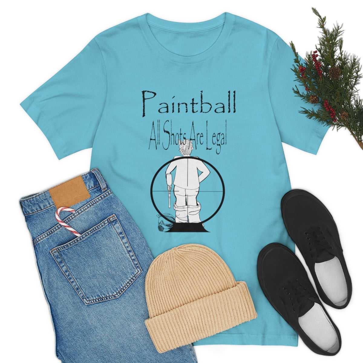 Paintball - All shots are legal - Funny Unisex Short Sleeve Tee