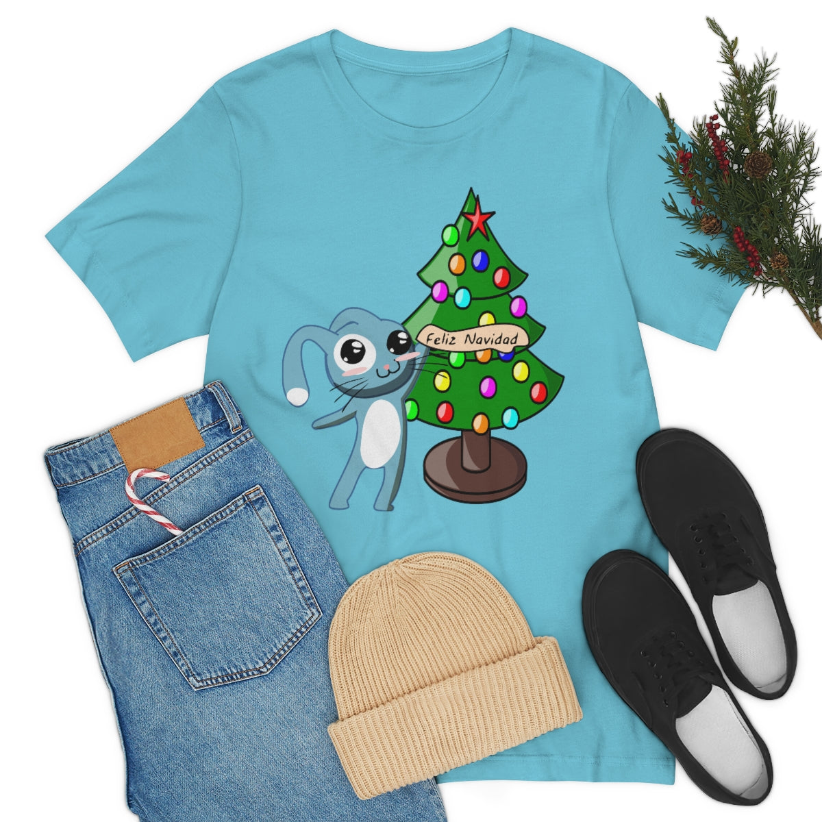 Feliz Navidad - Christmas Unisex Short Sleeve Tee