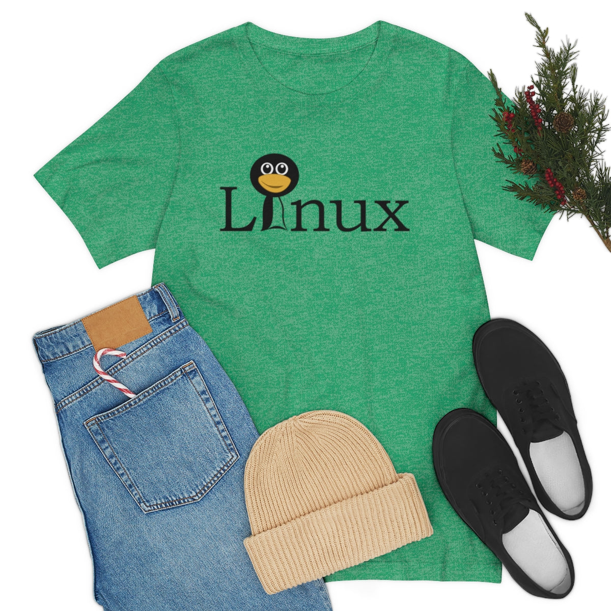 Linux - Funny Tech pinguin - Unisex Short Sleeve Tee