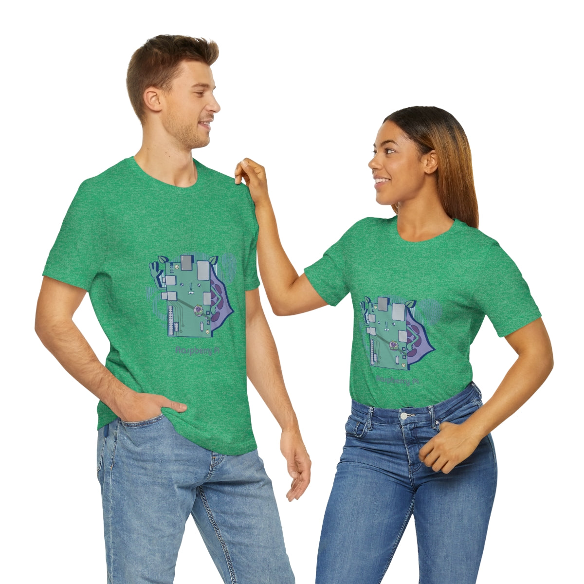 Raspberry pi - Funny Tech - Unisex Short Sleeve Tee