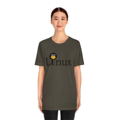 Linux - Funny Tech pinguin - Unisex Short Sleeve Tee