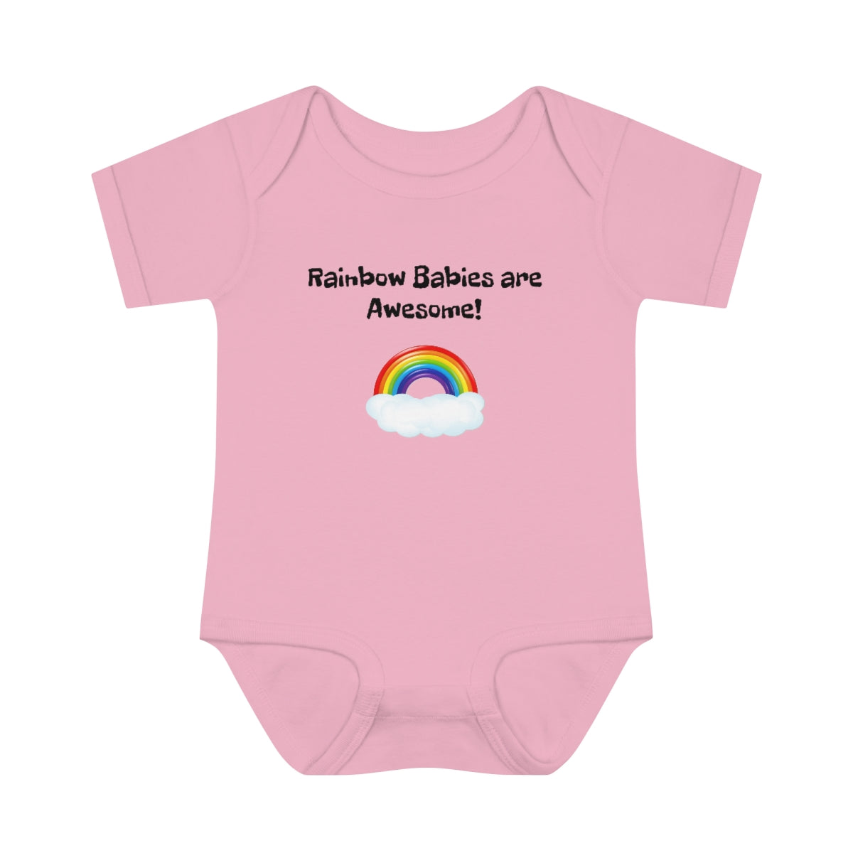 Rainbow Babies are Awesome - Infant Baby Rib Bodysuit