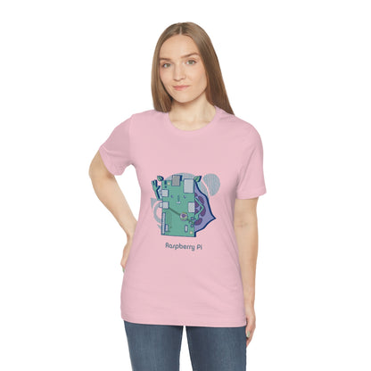 Raspberry pi - Funny Tech - Unisex Short Sleeve Tee