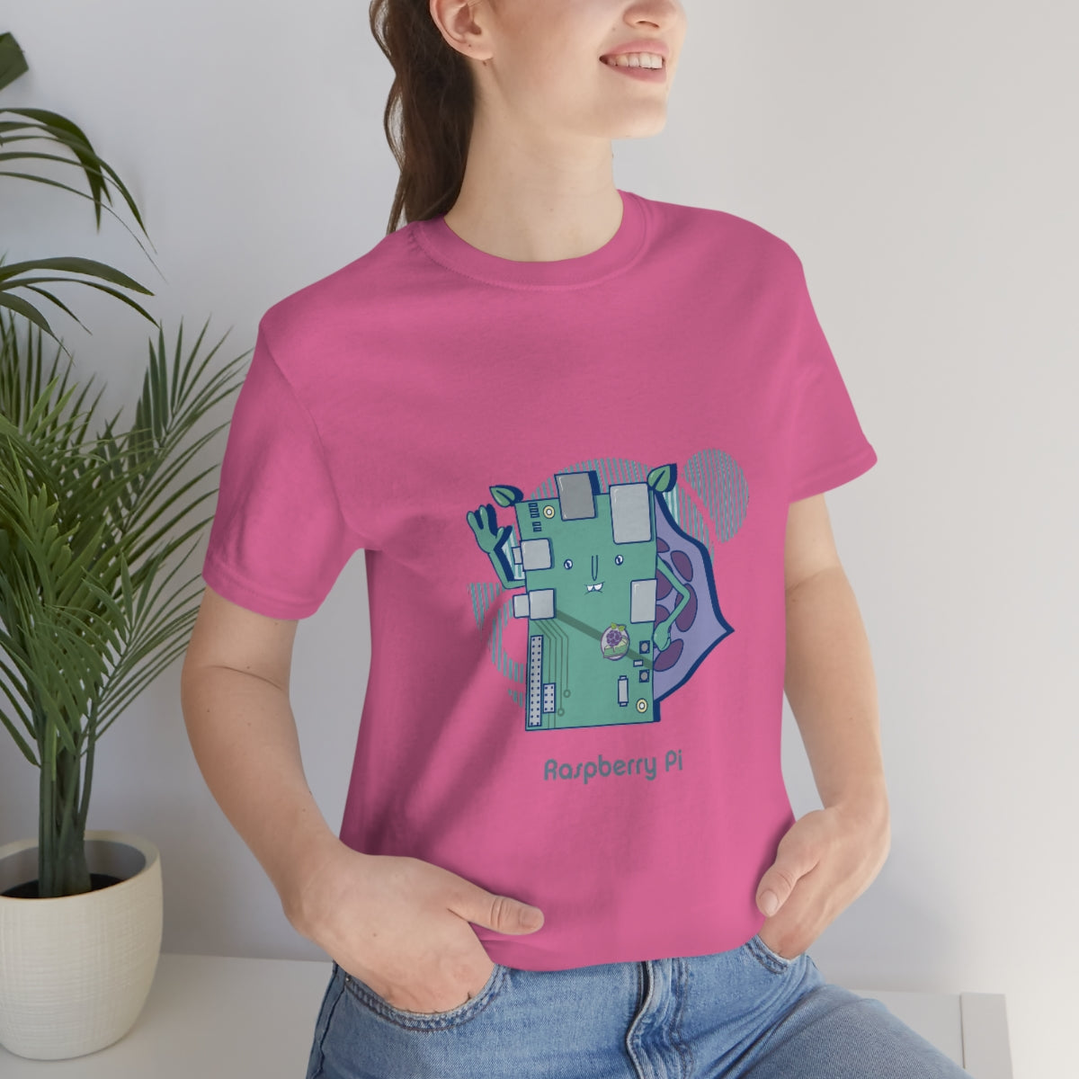 Raspberry pi - Funny Tech - Unisex Short Sleeve Tee