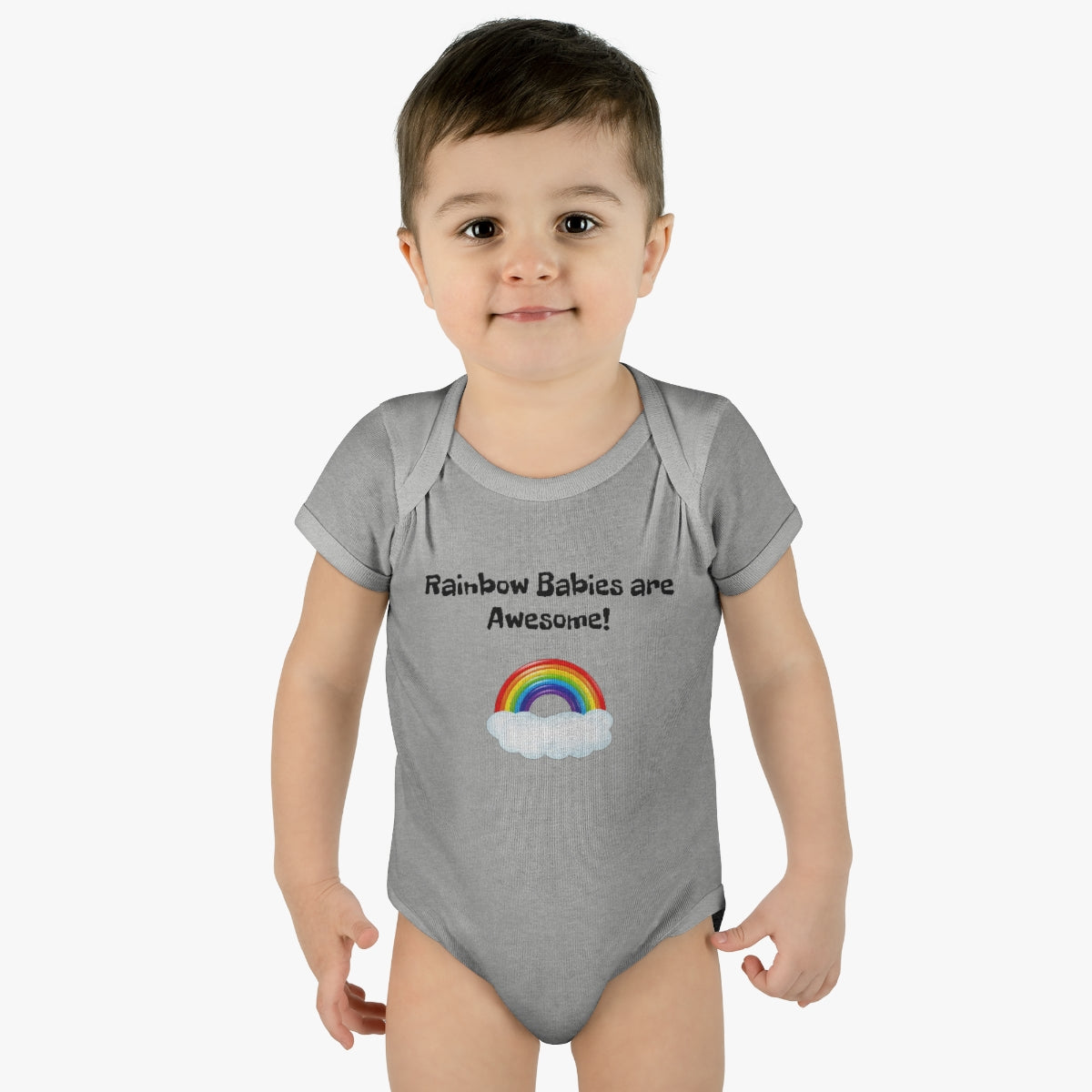 Rainbow Babies are Awesome - Infant Baby Rib Bodysuit