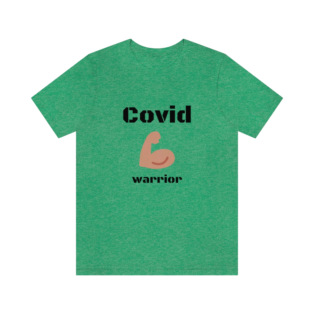 Covid Warrior - Designed - Unisex Short Sleeve Tee - CrazyTomTShirts