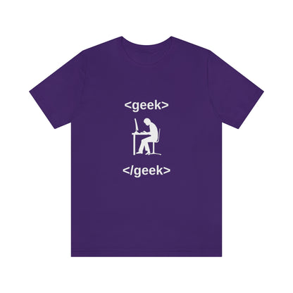 Geek code - Funny Tech - Unisex Short Sleeve Tee