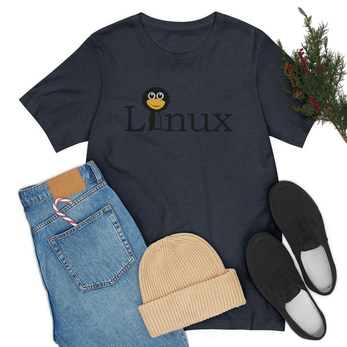 Linux - Funny Tech pinguin - Unisex Short Sleeve Tee