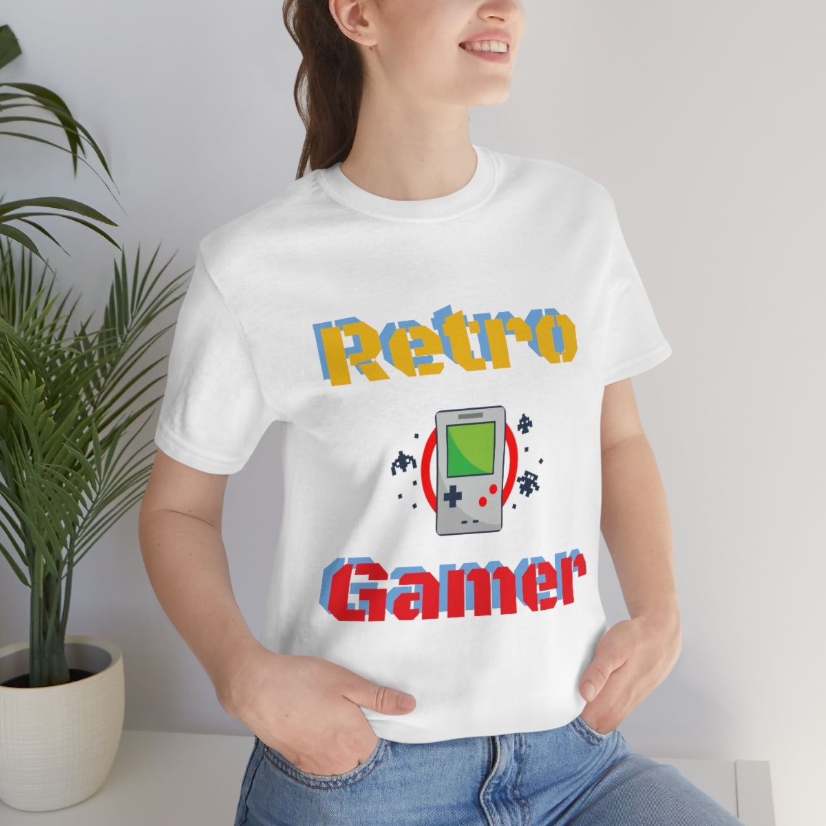 Retro gamer - Fun Gamer - Unisex Short Sleeve Tee