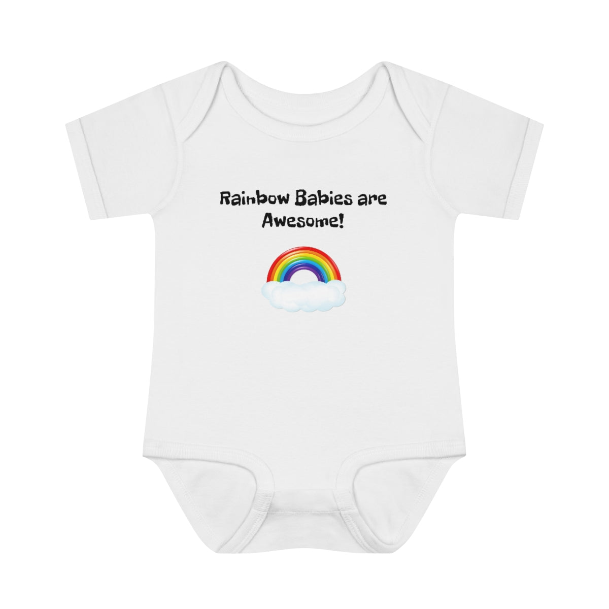 Rainbow Babies are Awesome - Infant Baby Rib Bodysuit