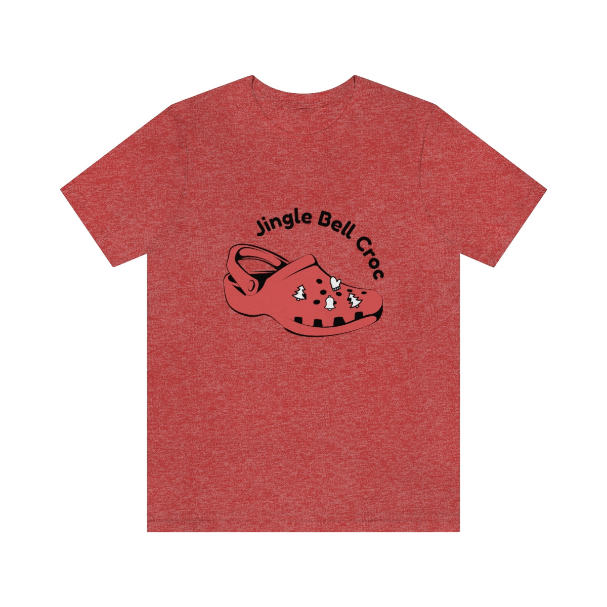 Jingle bell croc - Funny Christmas - Unisex Short Sleeve Tee - CrazyTomTShirts