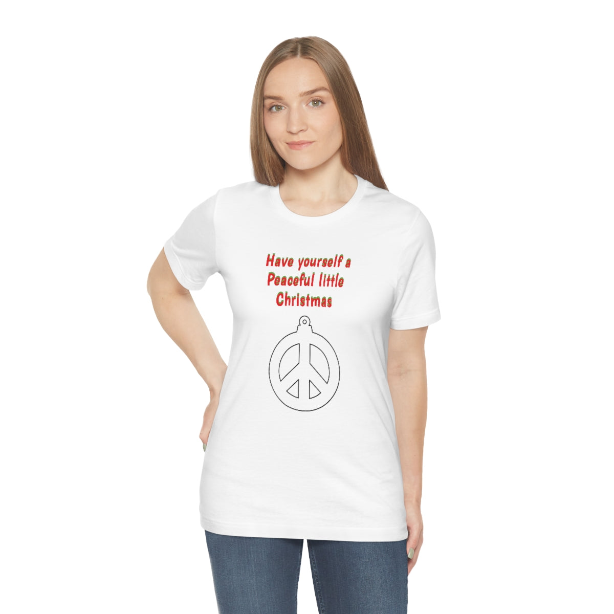 Have yourself a peaceful little Christmas - Unisex Jersey Short Sleeve Tee