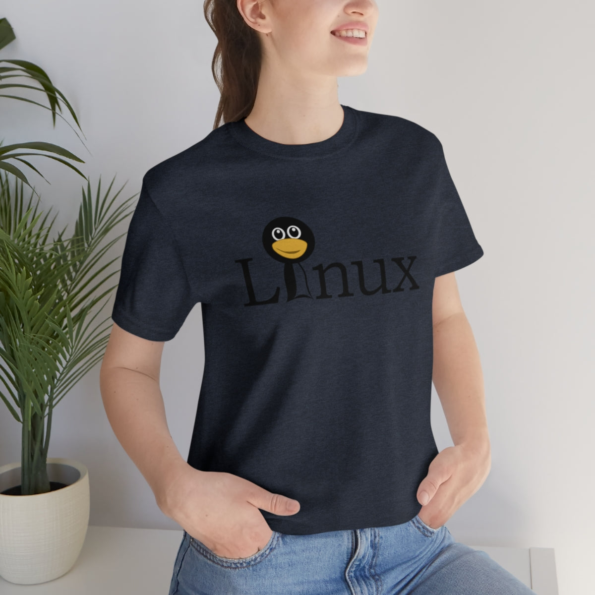 Linux - Funny Tech pinguin - Unisex Short Sleeve Tee