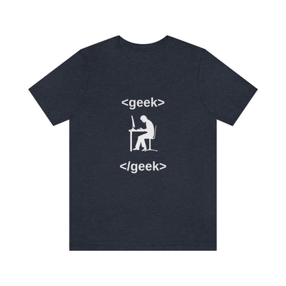 Geek code - Funny Tech - Unisex Short Sleeve Tee