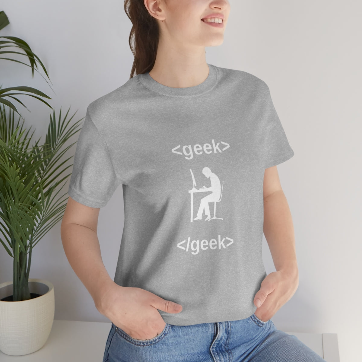 Geek code - Funny Tech - Unisex Short Sleeve Tee