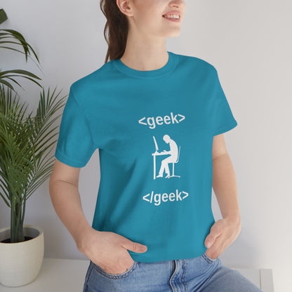 Geek code - Funny Tech - Unisex Short Sleeve Tee