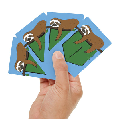 Sloth themed Poker Playing Cards - CrazyTomTShirts