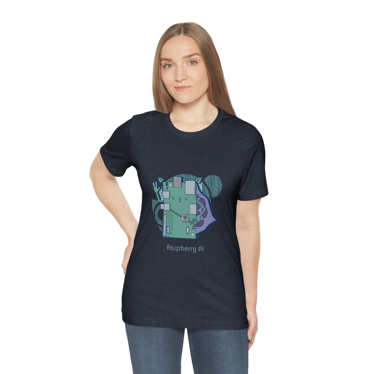 Raspberry pi - Funny Tech - Unisex Short Sleeve Tee