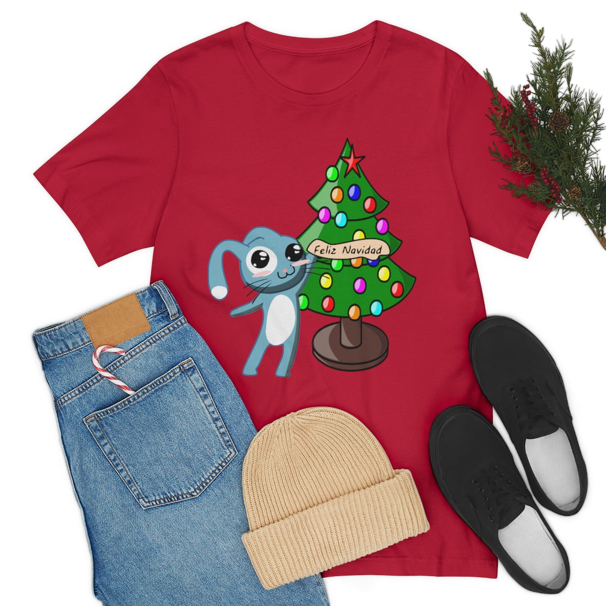 Feliz Navidad - Christmas Unisex Short Sleeve Tee