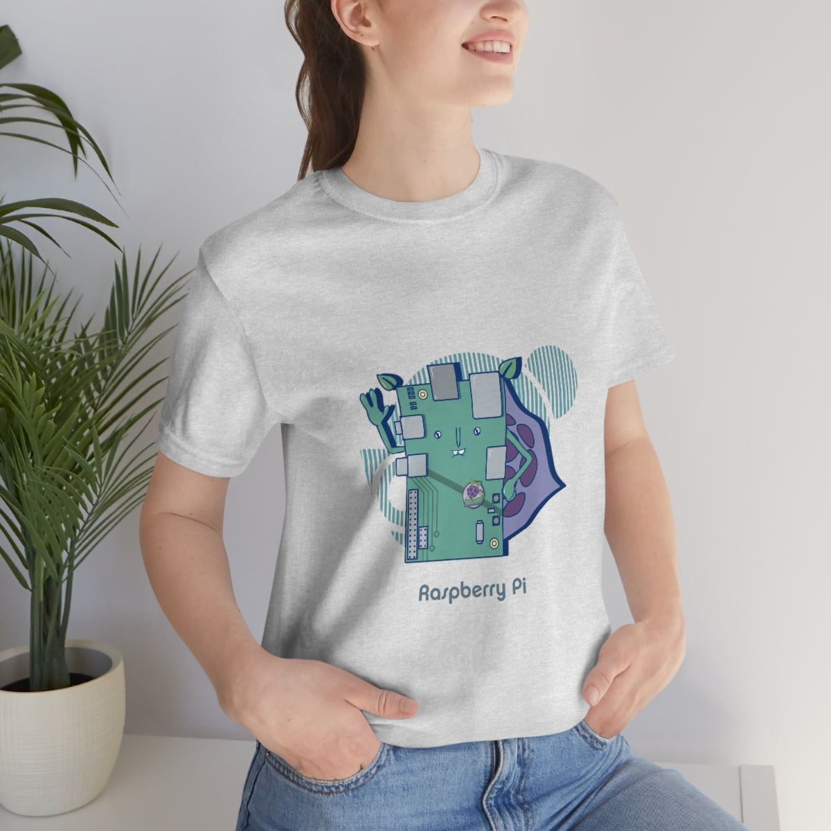 Raspberry pi - Funny Tech - Unisex Short Sleeve Tee