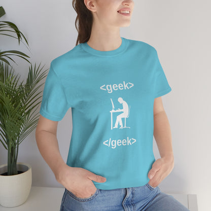 Geek code - Funny Tech - Unisex Short Sleeve Tee