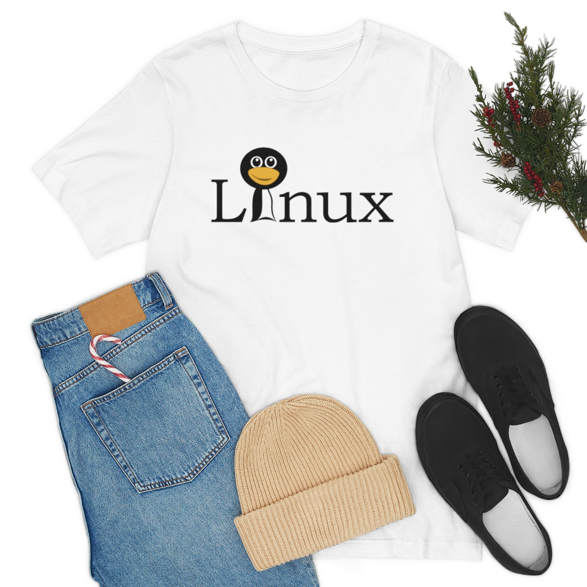 Linux - Funny Tech pinguin - Unisex Short Sleeve Tee