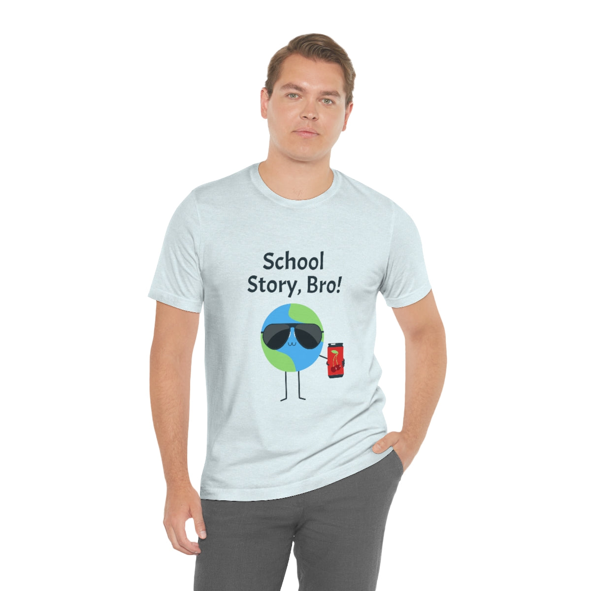 School story, bro! - Funny Unisex Short Sleeve Tee - CrazyTomTShirts