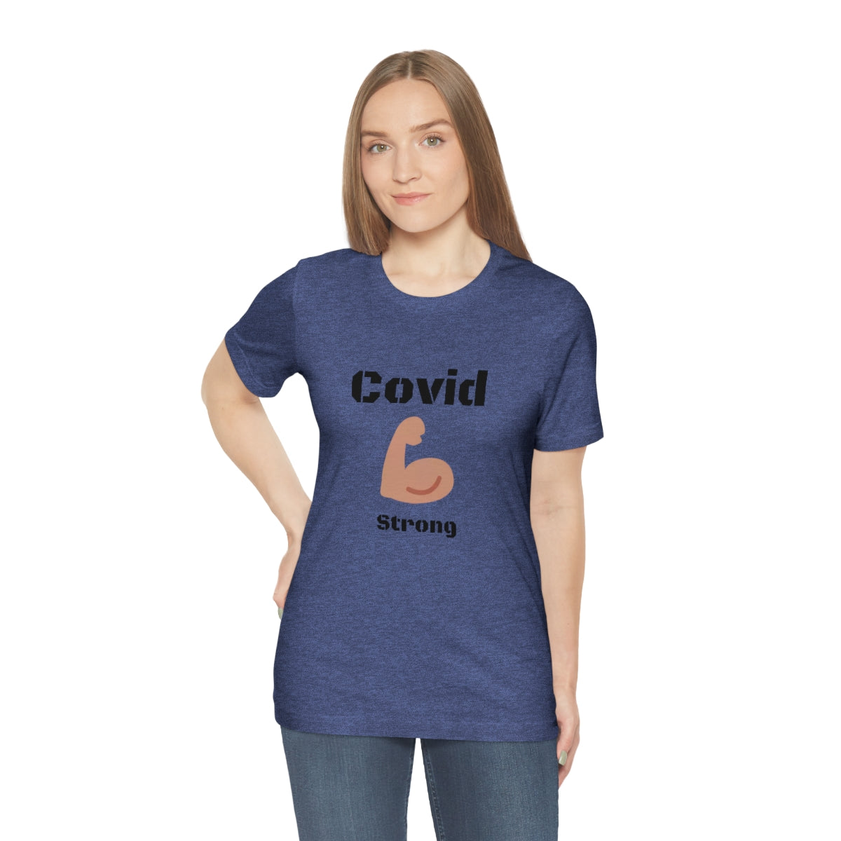 Covid Strong - Designed - Unisex Short Sleeve Tee.