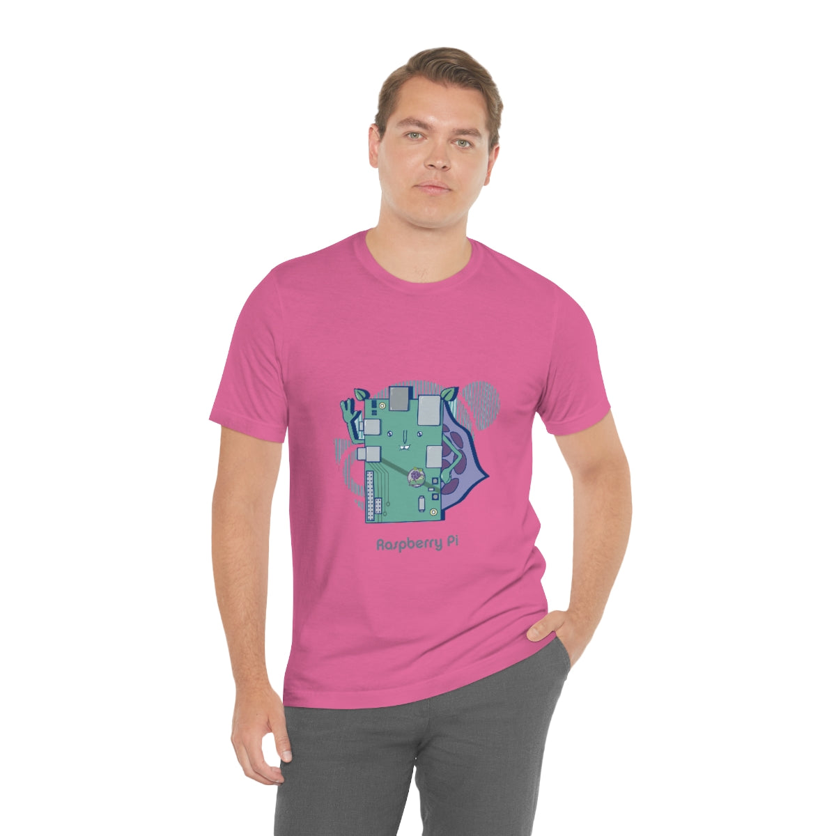 Raspberry pi - Funny Tech - Unisex Short Sleeve Tee