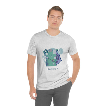 Raspberry pi - Funny Tech - Unisex Short Sleeve Tee