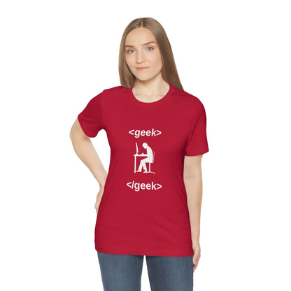 Geek code - Funny Tech - Unisex Short Sleeve Tee