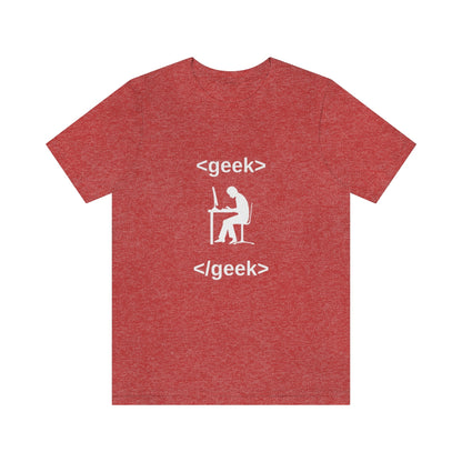 Geek code - Funny Tech - Unisex Short Sleeve Tee