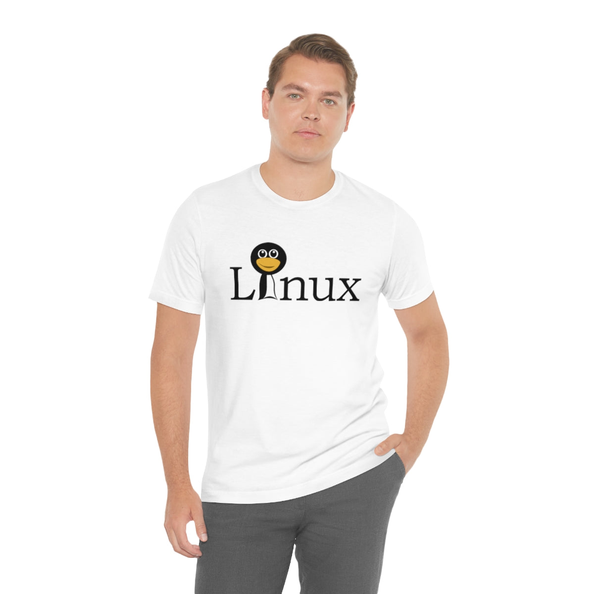 Linux - Funny Tech pinguin - Unisex Short Sleeve Tee