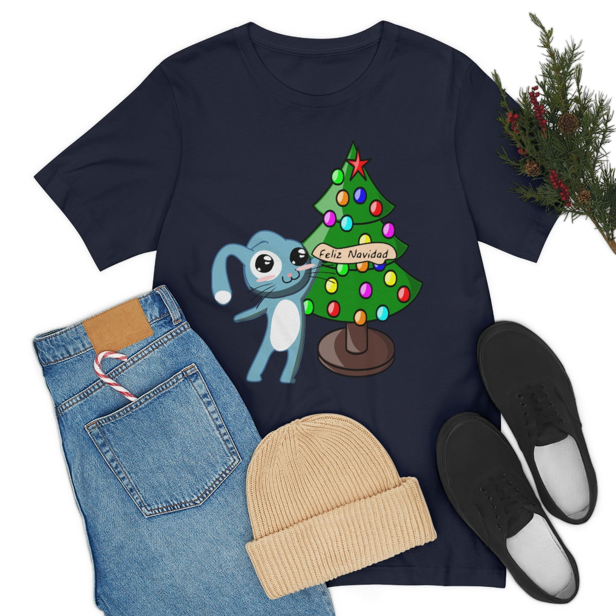 Feliz Navidad - Christmas Unisex Short Sleeve Tee