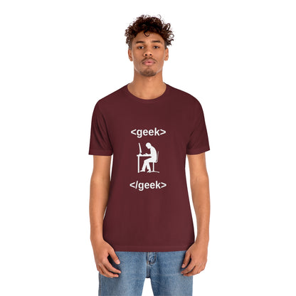 Geek code - Funny Tech - Unisex Short Sleeve Tee